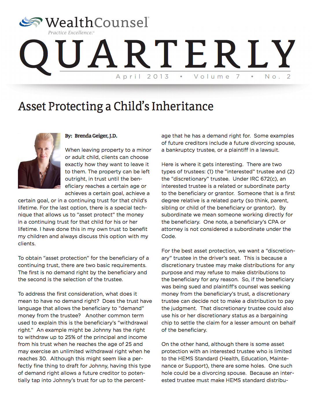 April-2013-WCQ-A-Childs-Inheritance-thumbnail