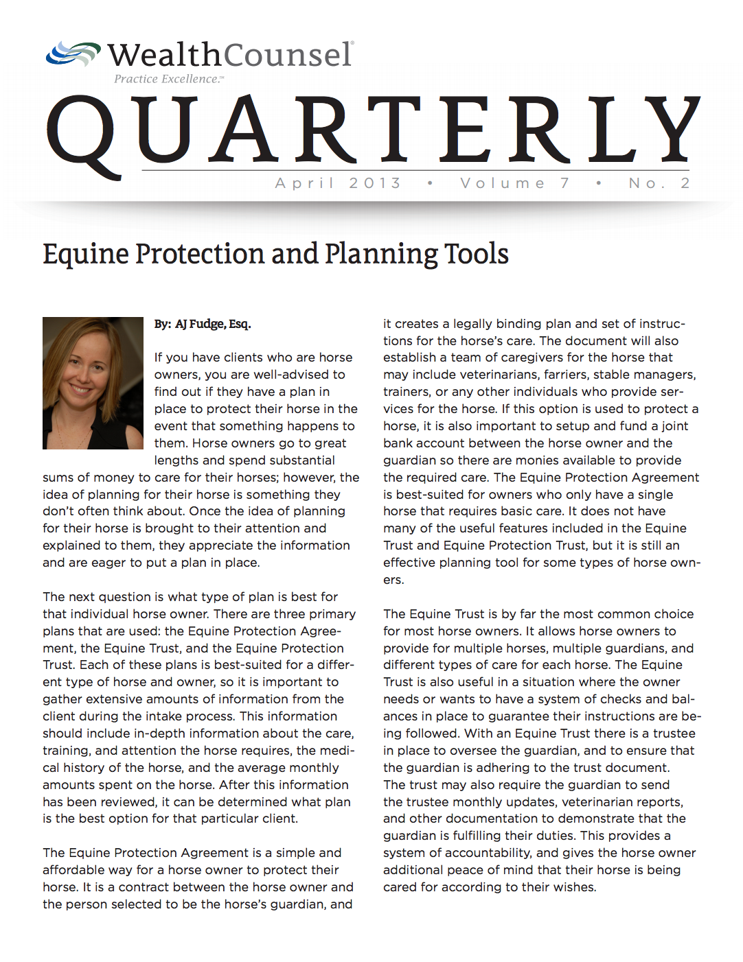 April-2013-WCQ-Equine-Protection-thumbnail