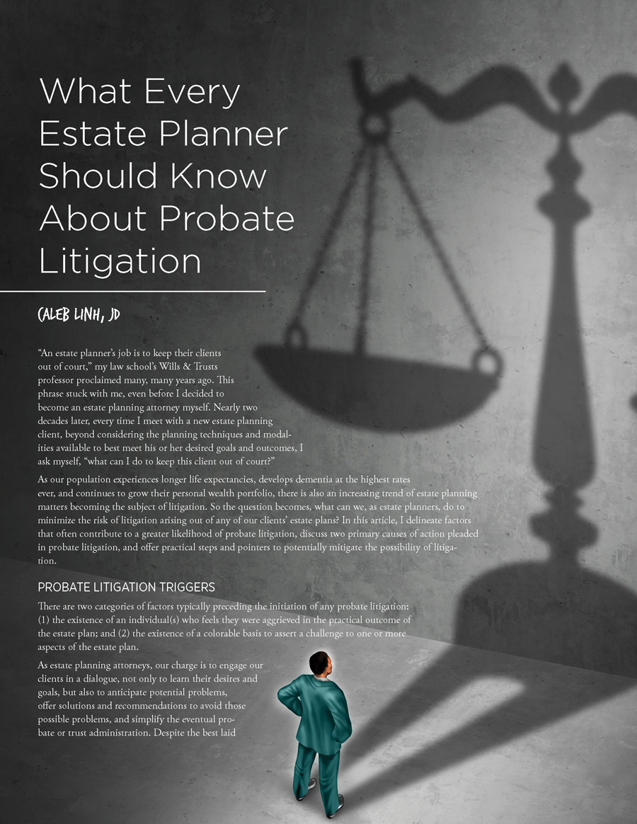 Probate Litigation Page 1