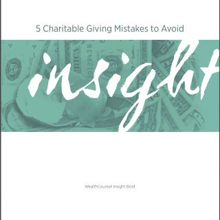 5 Charitable Giving Mistakes To Avoid Insight Brief Dragged