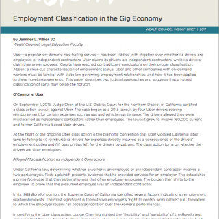 Ib Employment Classification Uber