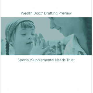 Special Needs Trust Sample Thumbnail