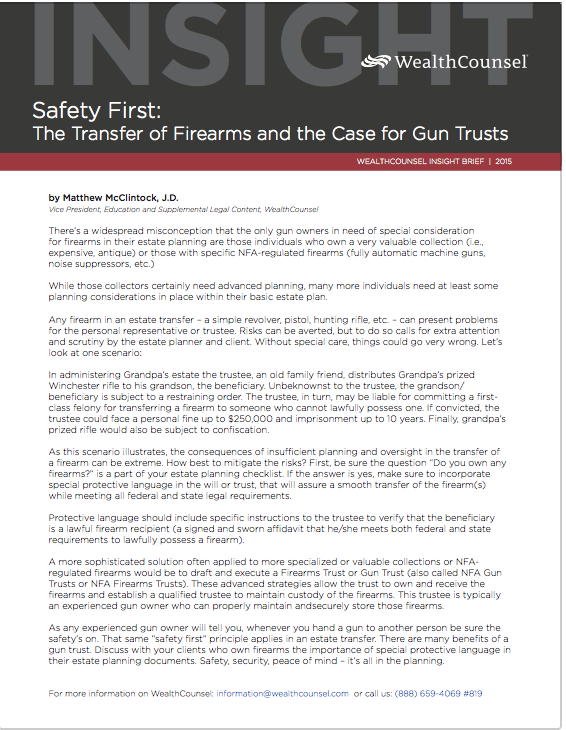 insight brief firearms thumbnail