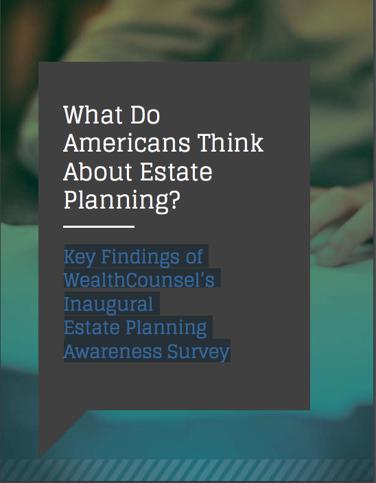 2016 Estate Planning Awareness Survey