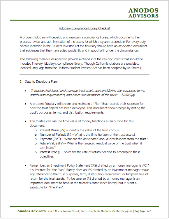 Compliance Checklist Thumbnail